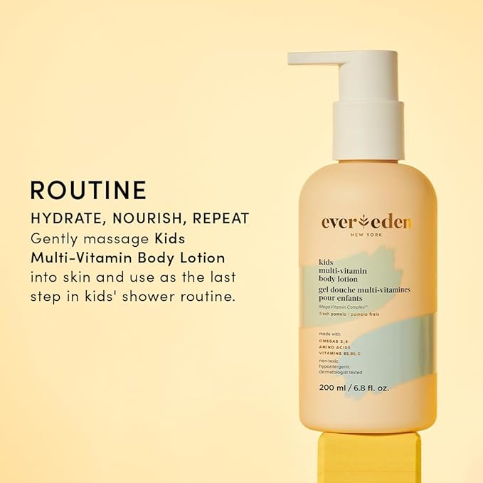 Evereden Kids Multi-Vitamin Body Lotion: Gentle & Non-Toxic Moisturizing Lotion - Image 8