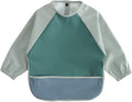 GZMM Waterproof Baby Bibs, Infant Toddler Long Sleeve Feeding Bib by GZMM