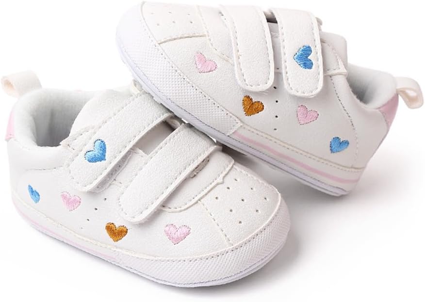 LONSOEN Baby Girls Boys Loafers Prewalker Dress Crib Shoes - Image 3