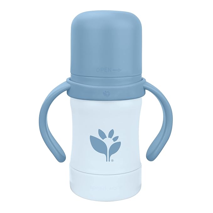 Green Sprouts® Sprout Ware® Sip & Straw 6oz., Plant-plastic, Platinum-cured - Image 2