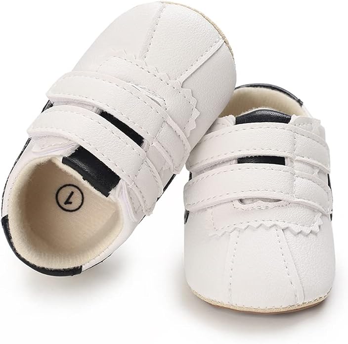 Clowora Baby Boys Girls Shoes Non-Slip Rubber Sole Sneakers Infant First - Image 4