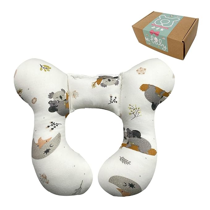 Baby Neck Pillows, Comfortable Baby Travel Head Neck Support Pillow by ComfortableJoyful