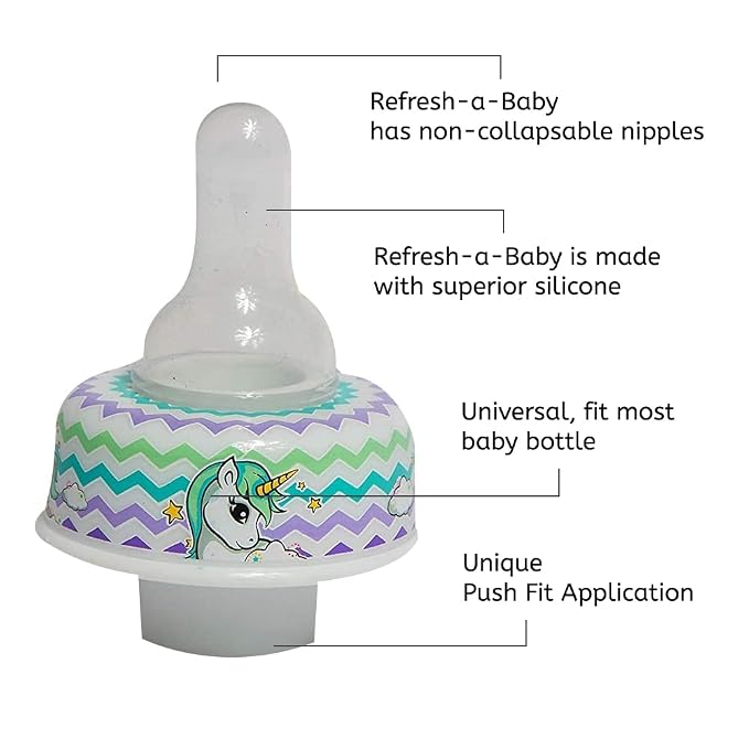 Refresh-a-Baby Reusable Bottle Top Nipple Adapter – Instantly Convert Any - Image 5