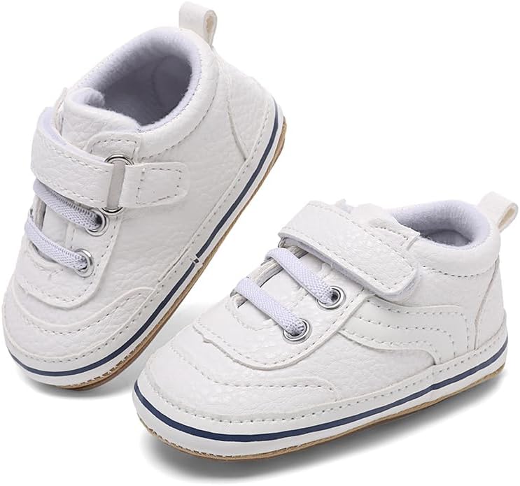 Clowora Baby Boys Girls Shoes Non-Slip Rubber Sole Sneakers Infant First - Image 3