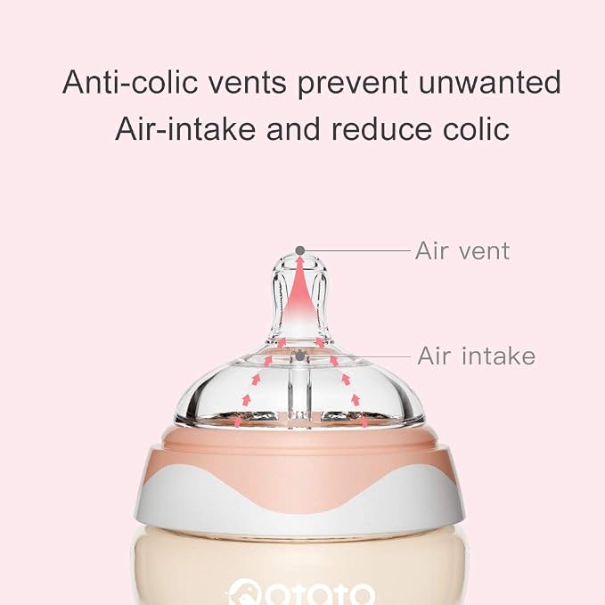 Baby Bottles for Newborn Baby PPSU Anti Colic Infant Bottles Wide Neck - Image 5