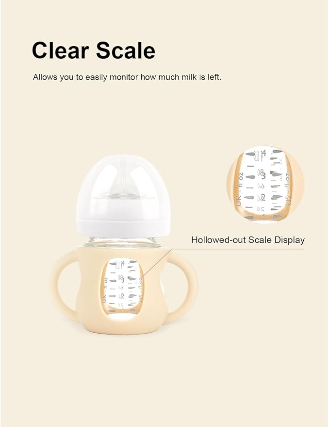 2-Pack Silicone Sleeves for Philips Avent Glass Bottles, BPA-Free - Image 7