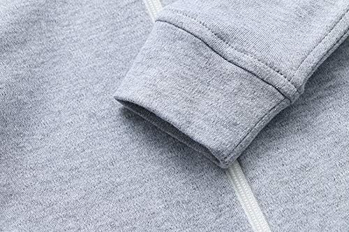 Owlivia Organic Cotton Baby Boy Girl Zip up Sleep 'N Play Pjs, Long Sleeve - Image 4