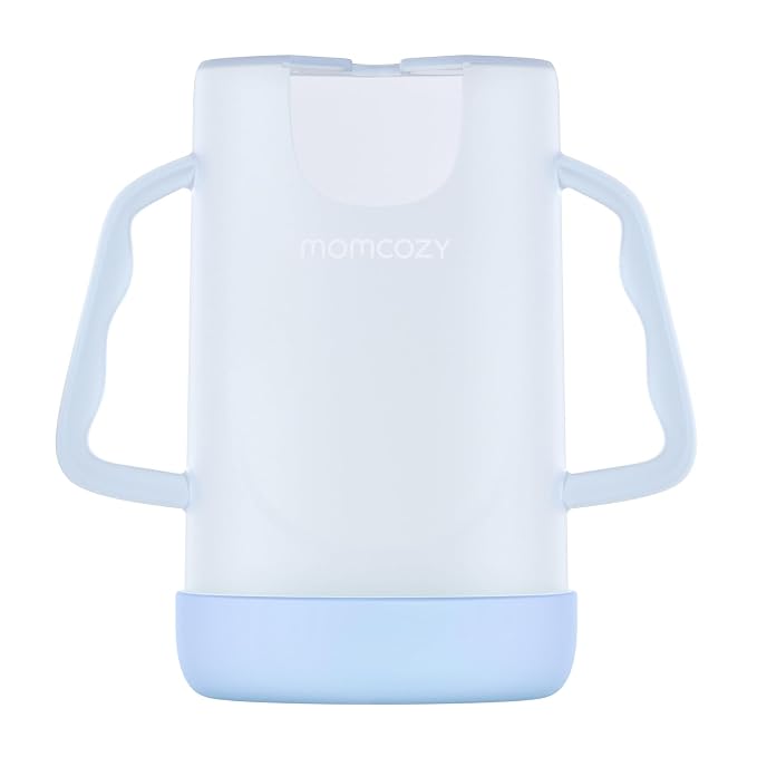 Momcozy Baby Pouch Holder No Squeeze, Baby Food & Juice Box Holder, Easy Grip by Momcozy