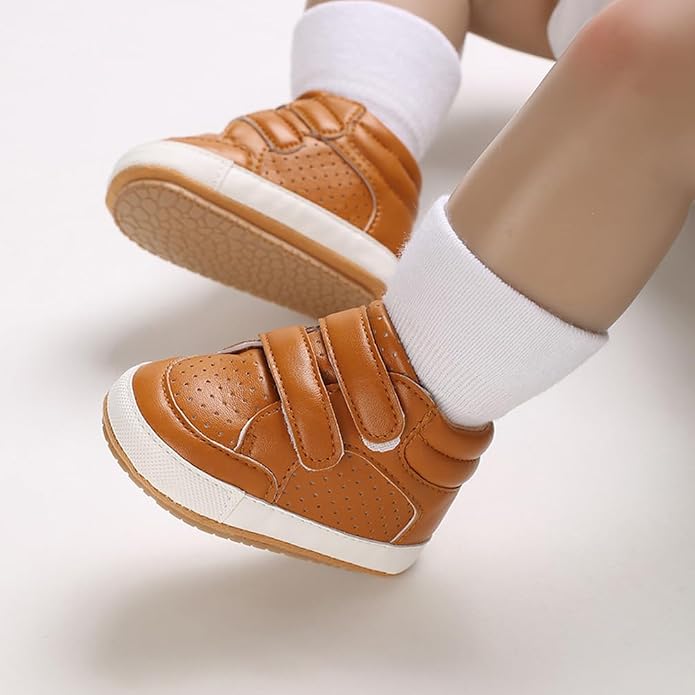 Clowora Baby Boys Girls Shoes Non-Slip Rubber Sole Sneakers Infant First - Image 3