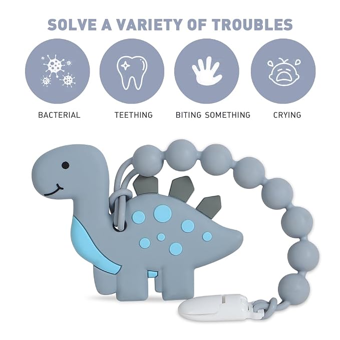 Baby Teething Toys, Food Grade Silicone Teether - Image 3