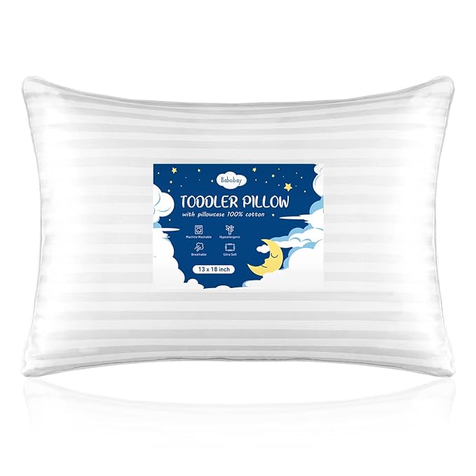 Toddler Pillow, 13 x 18 Toddler Pillows by Babebay