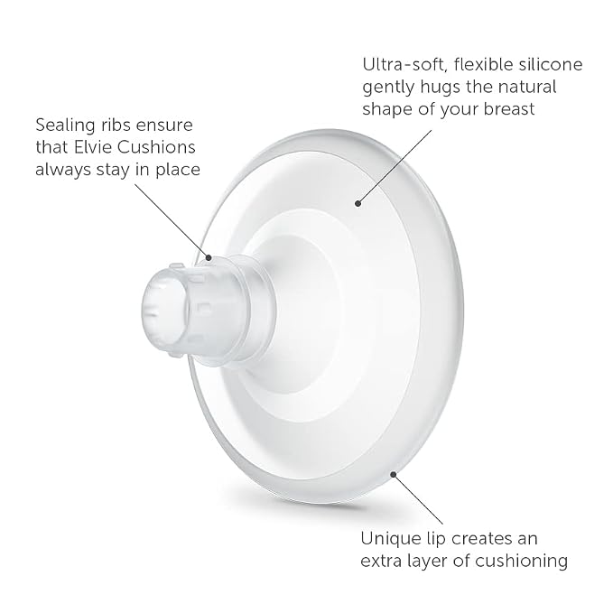 Elvie - Nipple Cushions - 19mm - Soft Silicone to Enhance fit - Image 2
