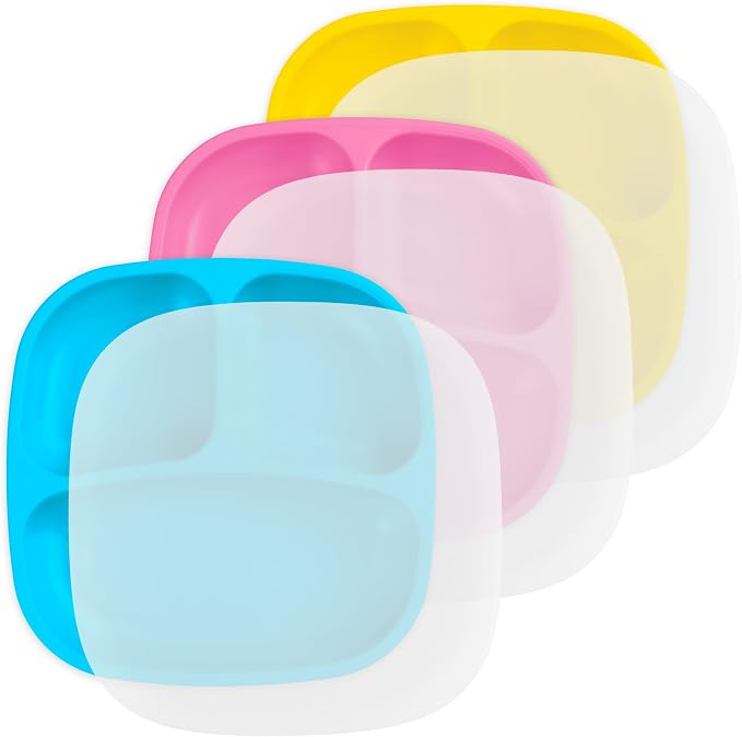 Re-Play Toddler Plates with Dividers by Re-Play