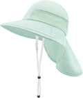 XIAOHAWANG Girls Sun Hat Baby Beach Hats Boys UPF 50+ Kids Summer Protection by XIAOHAWANG
