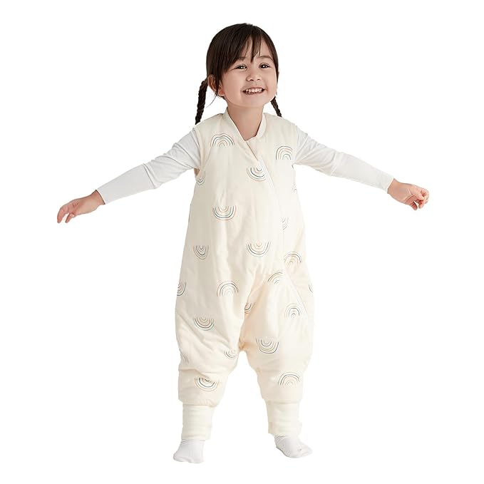 Duomiaomiao 2.5 TOG Toddler Sleep Sack 12-24 Months 100% Cotton Winter Side by DuoMiaoMiao