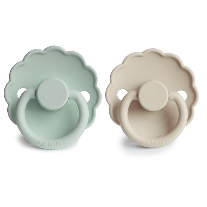 FRIGG Daisy SilkySoft Silicone Baby Pacifier | Made in Denmark | BPA-Free - Image 2