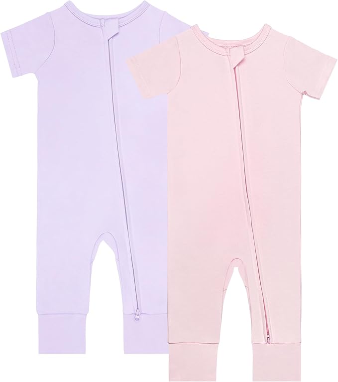 GUISBY Footless Short Sleeve Baby Pajamas by GUISBY