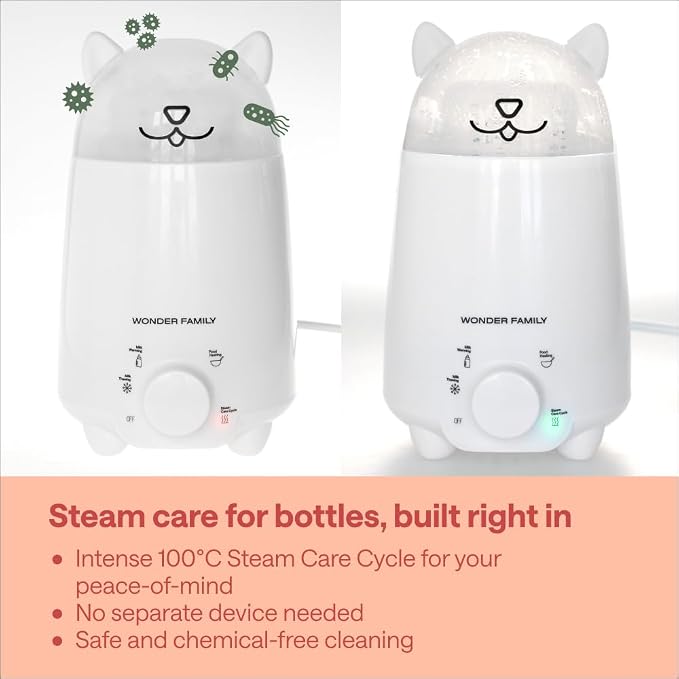 Portable Baby Bottle Warmer for Breastmilk & Formula – 4-in-1 Defrost, Food and - Image 3