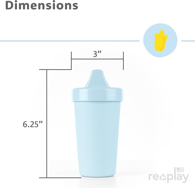 Re-Play Sippy Cups for Toddlers - 10 Oz. Reusable Spill Proof Cups for Kids - Image 9