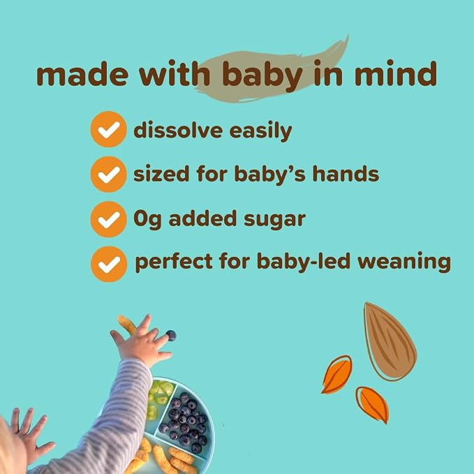 Puffworks Baby Organic Almond Butter Puffs, - Image 7