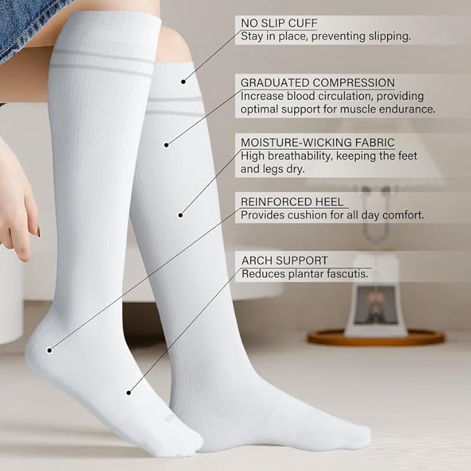 LEVSOX Viscose Made from Bamboo Compression Socks - Image 2