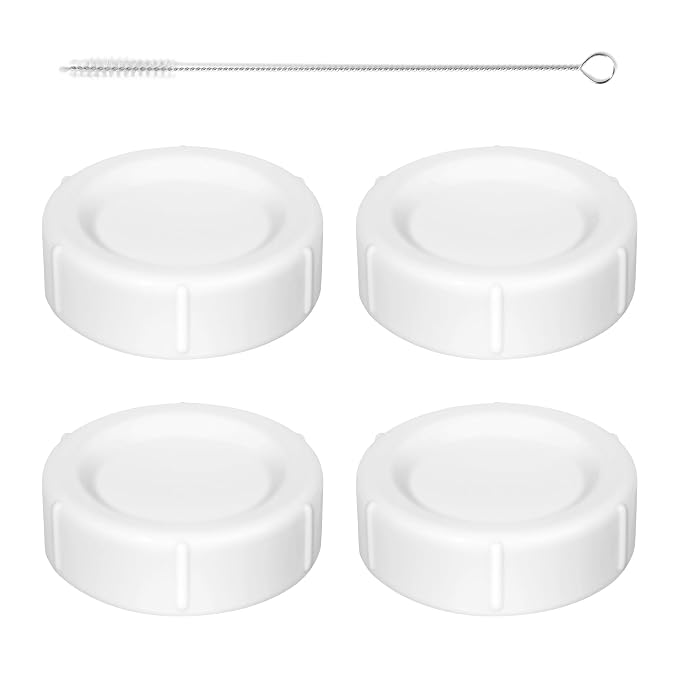 Travel Bottle Caps for Dr Brown Wide Neck Bottle, Bottle Lids Replacement by Joxodak