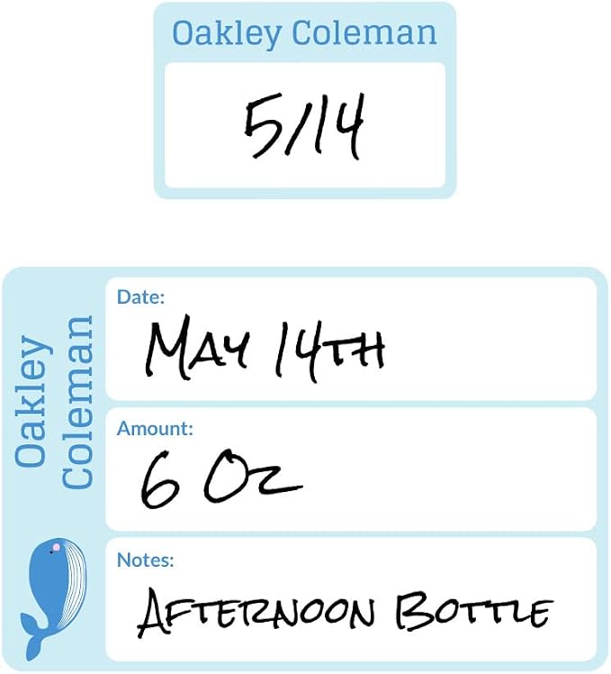 Name Bubbles - Reusable Baby Bottle Labels by NameBubbles