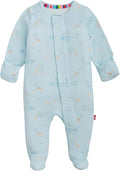 Magnetic Me Boys Modal Magnetic Baby Footie Pajamas | Silky Soft Modal Fabric | by magneticme