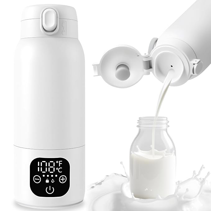 Portable Milk Warmer for Travel, Formula Container to Go 17oz Baby Bottle Warmer by Unknown