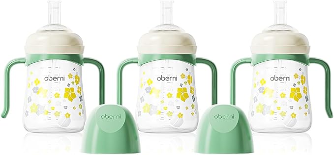 Baby Sippy Cup 240ml/8oz, Toddler Water Drinking Bottle by oberni