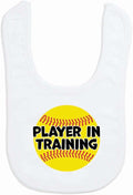 ChalkTalkSPORTS Softball Baby & Infant Bibs | Soft Microfiber Softball Baby Bibs by ChalkTalkSPORTS