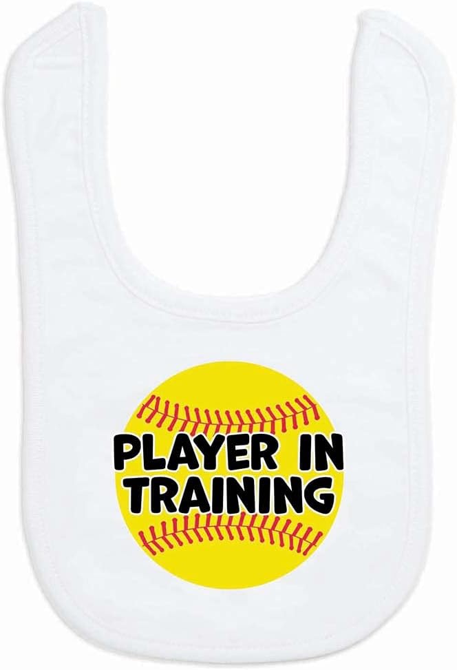 ChalkTalkSPORTS Softball Baby & Infant Bibs | Soft Microfiber Softball Baby Bibs by ChalkTalkSPORTS