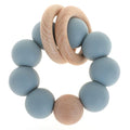 Silicone Baby Teether, Food Grade Silicone & Beech Baby Teething Toy, BPA Free by TOPGOMES