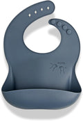 APLAINR Baby Sign Language Bib, Silicone Baby Bibs, ASL Graphics, Food Catcher by APLAINR