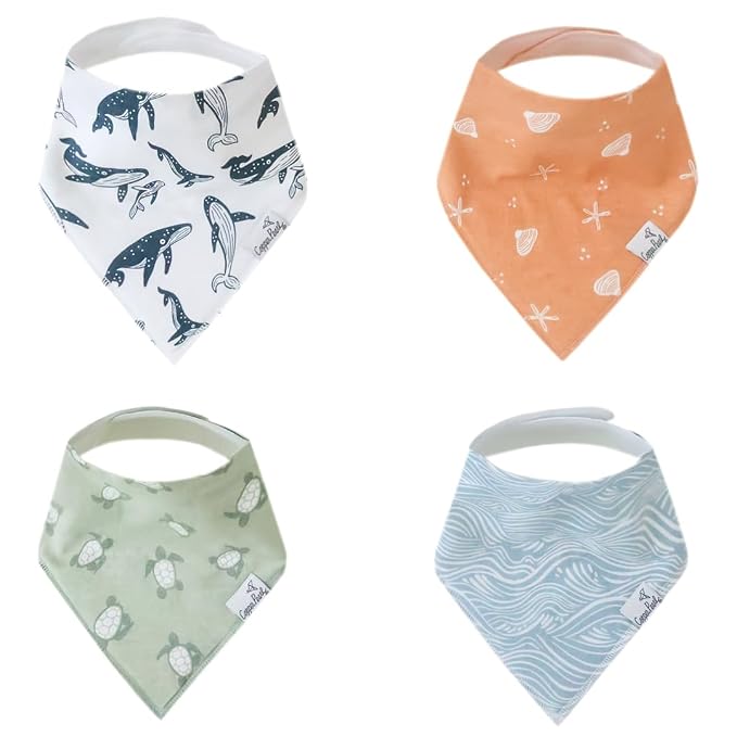 Copper Pearl Baby Bandana Drool Bibs by CopperPearl