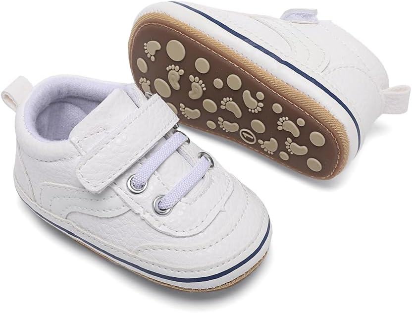 Clowora Baby Boys Girls Shoes Non-Slip Rubber Sole Sneakers Infant First - Image 6