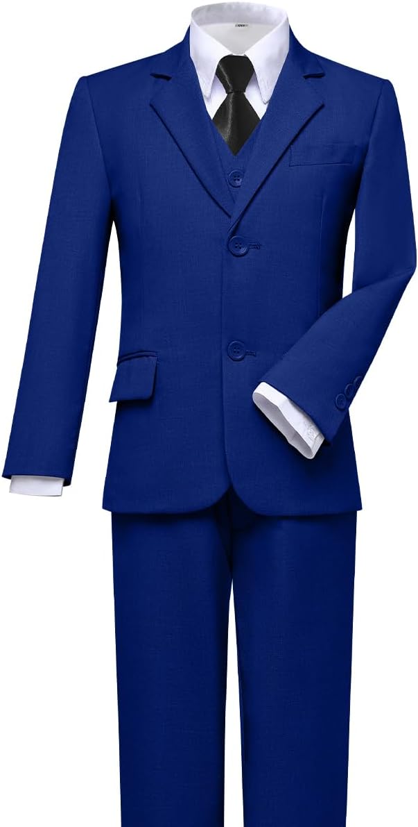 Visaccy Boys Suits Slim Fit Dress Clothes Ring Bearer Outfit - Image 5