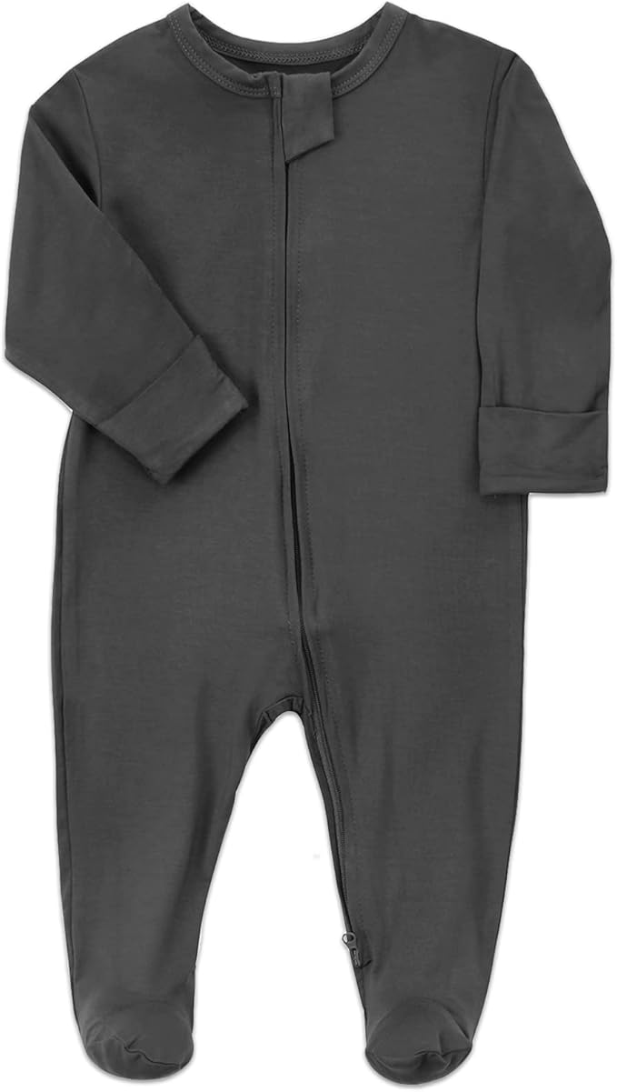 Aablexema Baby Zipper Pajamas Bamboo Rayon - Image 3