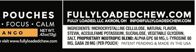 Fully Loaded Alpha Nootropic Pouches - Image 5
