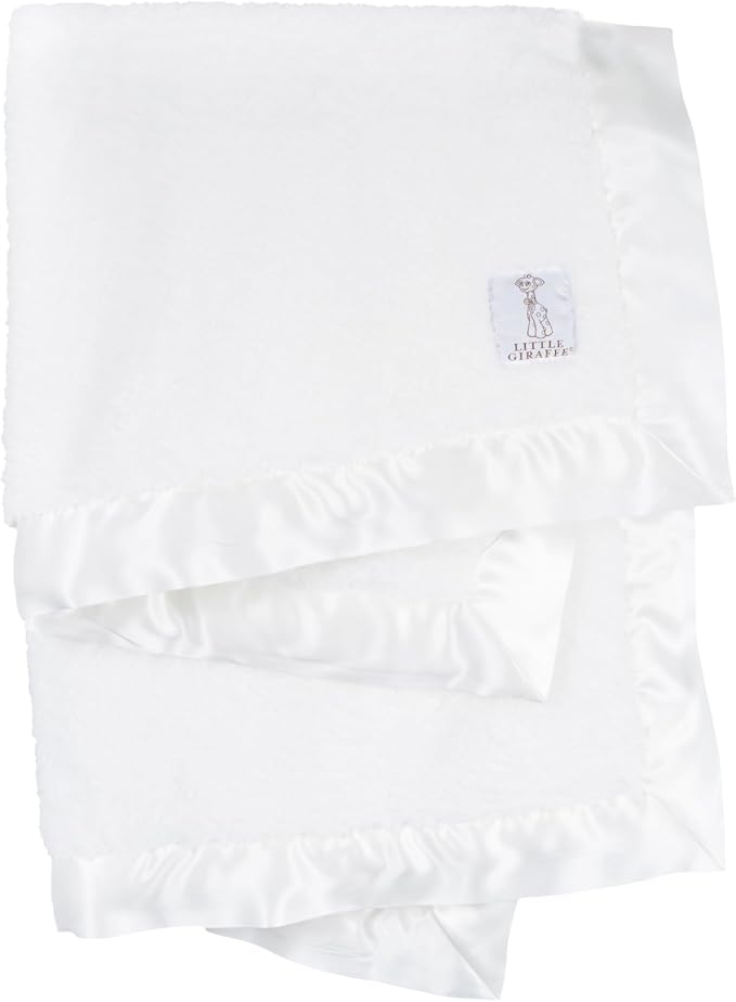 Little Giraffe Chenille Baby Blanket – 29x35” Soft Chenille by LittleGiraffe
