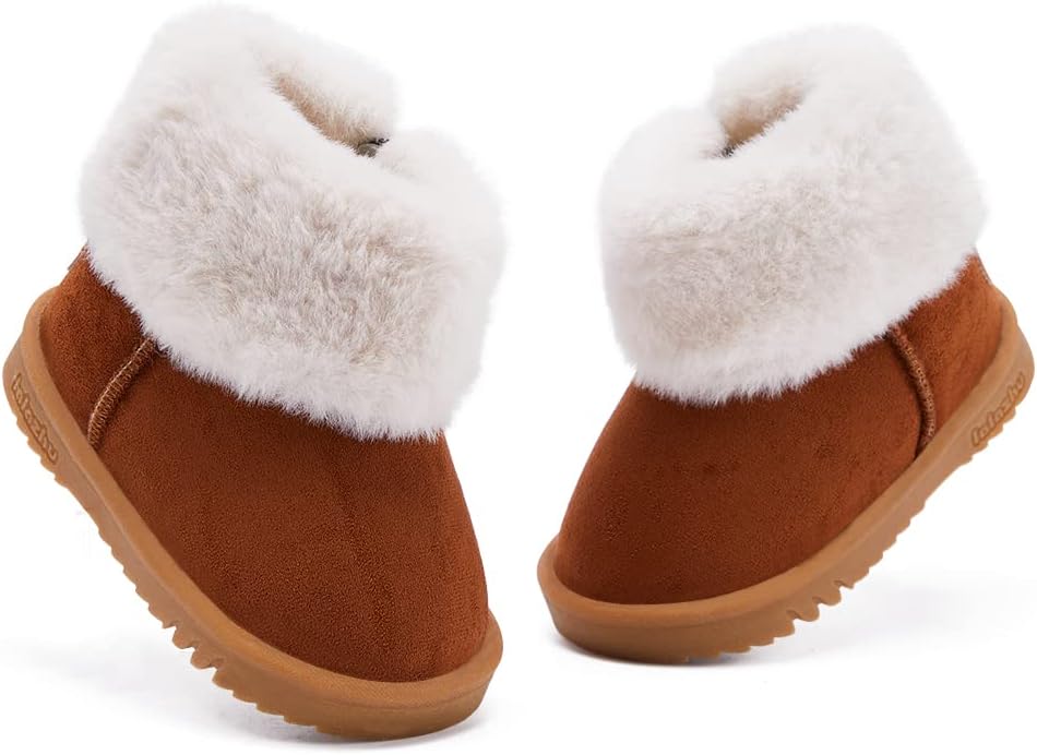 BMCiTYBM Girls Boys Snow Boots Warm Winter Fur Lined Baby Shoes - Image 4