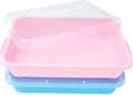 Sensory Bin Sand Tray with Lid for Toddlers 2 Pcs 15in Portable Sandbox Toy by LearningThroughPlay