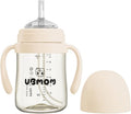 UBMOM Sippy Cup with Straw and Handle, Spillproof Baby and Toddler Cups with by UBMOM