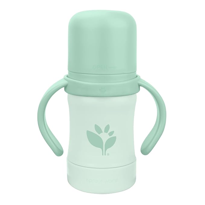 Green Sprouts® Sprout Ware® Sip & Straw 6oz., Plant-plastic, Platinum-cured - Image 2