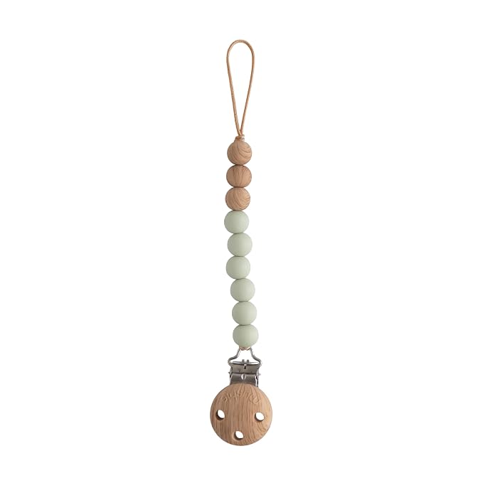 mushie 100% Silicone Baby Pacifier Clip BPA Free | Eva by mushie