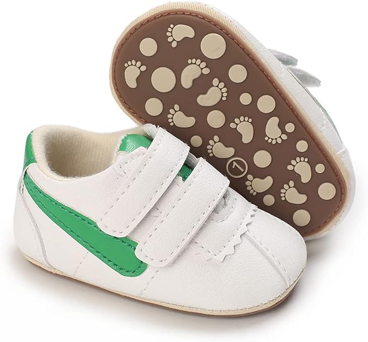 Clowora Baby Boys Girls Shoes Non-Slip Rubber Sole Sneakers Infant First by Clowora