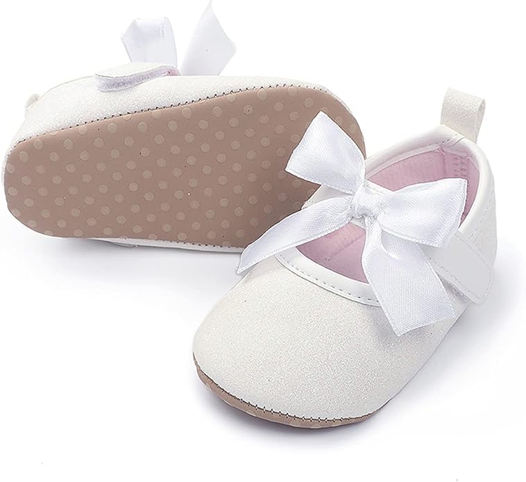 COSANKIM Baby Girls Mary Jane Flats Shoes Anti-Slip Rubber Sole Infant Toddler - Image 5
