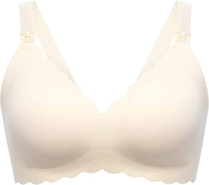 Momcozy Nursing Bras for Breastfeeding, Seamless Pregnancy Maternity Bra by Momcozy