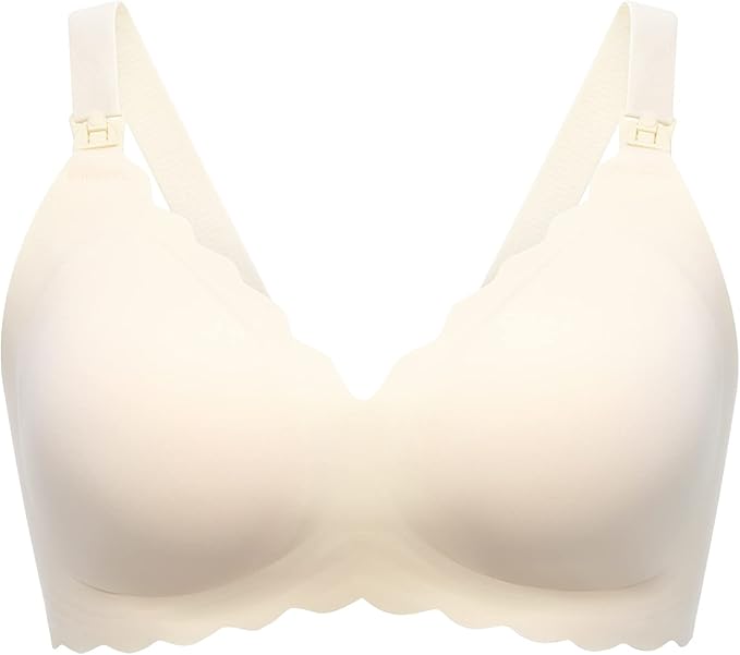 Momcozy Nursing Bras for Breastfeeding, Seamless Pregnancy Maternity Bra by Momcozy