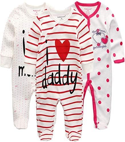 Kiddiezoom Baby and Toddler Boys'Snug Fit Footed One-Piece Romper Jumpsuit - Image 2